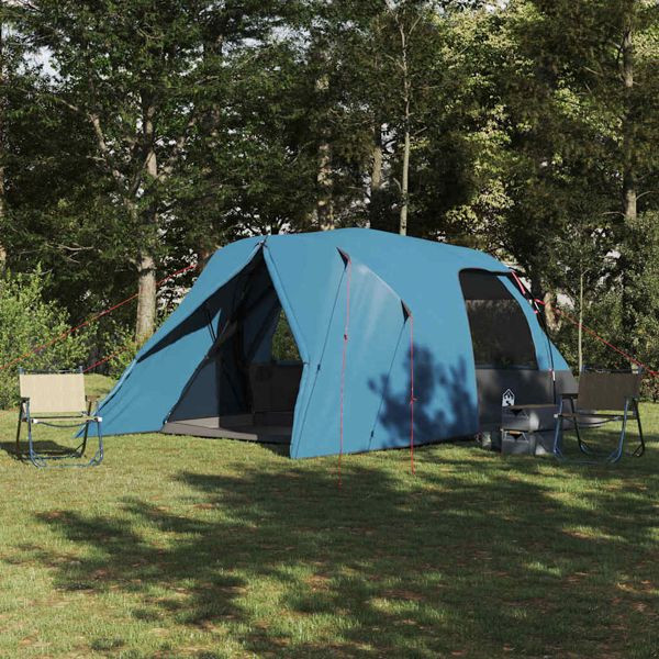vidaXL Kuppelzelt mit Dach mit Speicher Blau 500 x 314 x 206 cm, 42001024