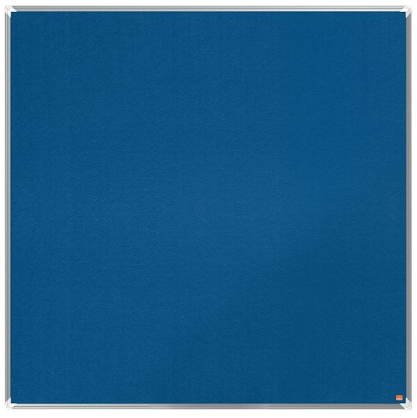 Nobo Premium Plus Filz-Notiztafel 120 x 120 cm, Farbe: Blau, 1915190