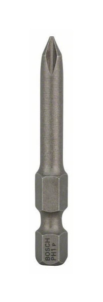 Bosch Schrauberbit Extra-Hart PH 1, 49 mm, 3er-Pack, VE: 5 Stück, 2607001526