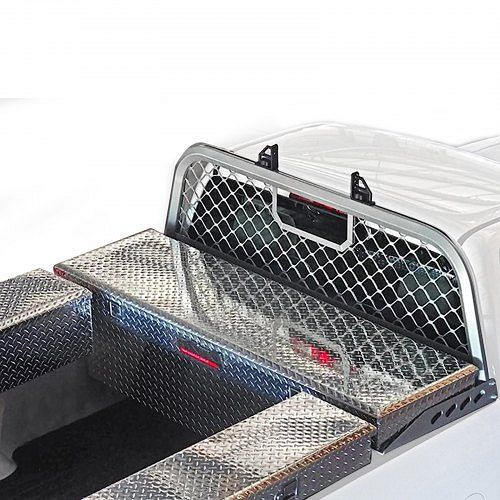 VEVOR Kopfschmerzen Rack Aluminium 136 kg Gewichtskapazität LKW-Halterung Lastwagen-Bett, 2057,4 x 660,4 x 152,4 mm, KCCJ85306INCHY59MV0