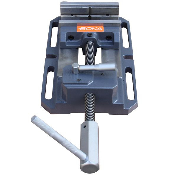 BOKA TSL-140Q Bohrschraubstock, 140 mm Backenöffnung, Schnellverschluss-Funktion, 576314