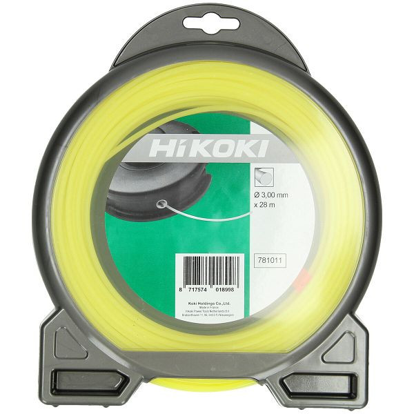 HiKOKI Trimmerfaden rund 3.0mm gelb L=28m (226 gr), 781011