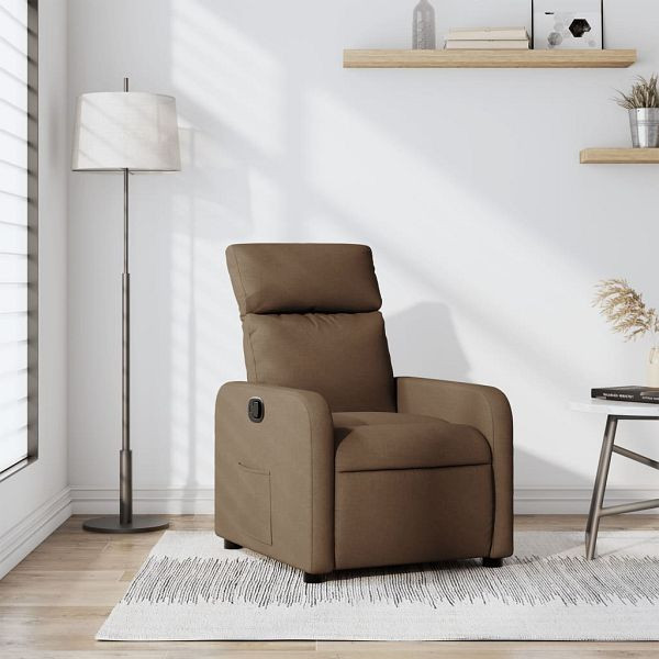 vidaXL Relaxsessel Farbe Braun Stoff, 374169, 8721012371262