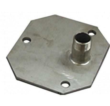 Cemo Edelstahl-Flanschplatte mit Gewindenippel, R3/4", 5954, 4052886233528