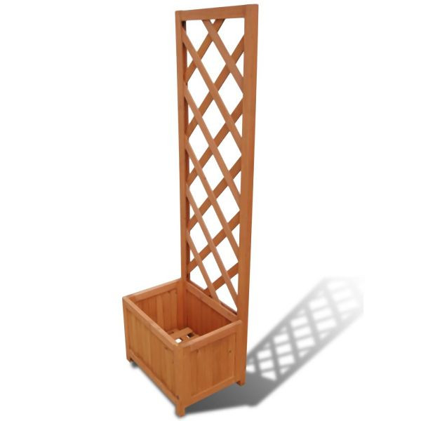 vidaXL Pflanzkübel mit Rankhilfe 40 x 30 x 135 cm, 41297