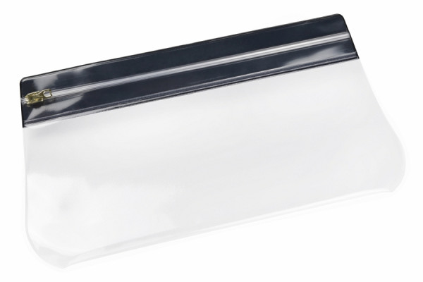 Eichner PVC-Gleitverschlusstasche, Format: 290 x 150 mm, PVC-Weichfolie 0,30 mm, unbedruckt, der oberer Bereich (ca. 30mm) abgeschweißt, 9218-02513