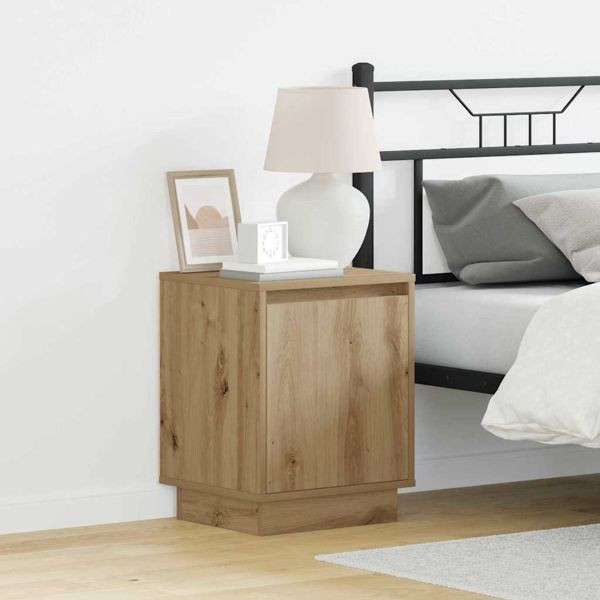 vidaXL Nachttisch 2 pcs Artisan-Eiche 39 x 34,5 x 50 cm Holzwerkstoff, 869609