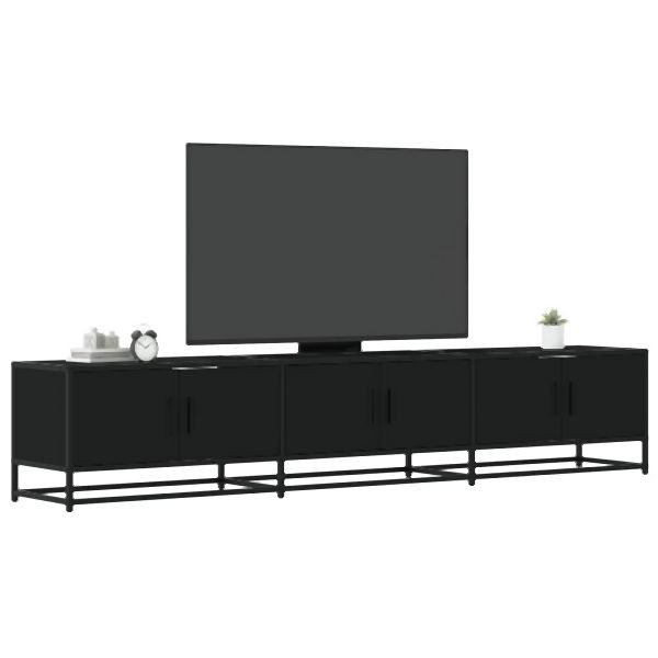 vidaXL TV-Schrank Schwarz 210x35x41 cm Holzwerkstoff, 3300790