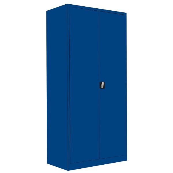 Lüllmann Aktenschrank/ Flügeltürenschrank, 1950 x 920 x 500 mm, Enzianblau, 530353