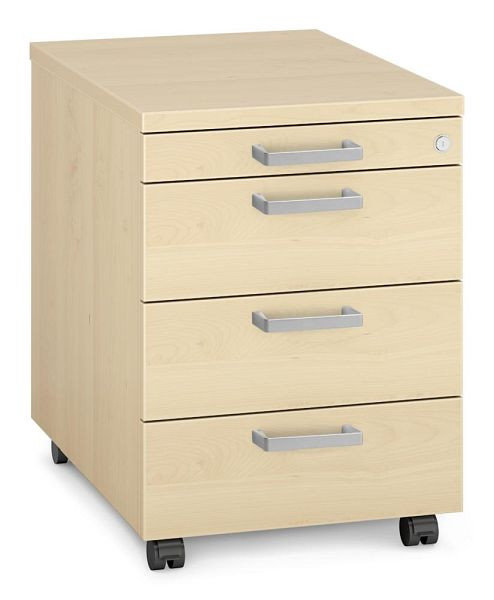 Deskin Rollcontainer MULTI MODUL-PRO, Ahorndekor, B 435 x H 600 x T 600 mm, 359911
