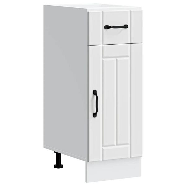 vidaXL Küchen-Unterschrank Lucca Weiß Holzwerkstoff, 853697