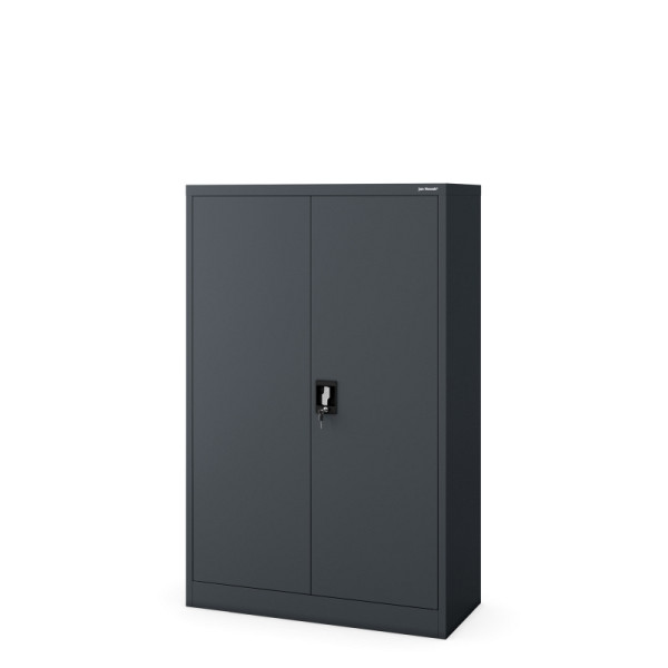 Jan Nowak Büroschrank Aktenschrank KEVIN, 900 x 1400 x 400 mm, Anthrazit, 1847