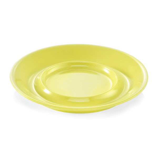 WAS Melamine Untertasse für Becher 9366 029, Durchmesser 14,5 cm, gelb, Melamin, 9368149