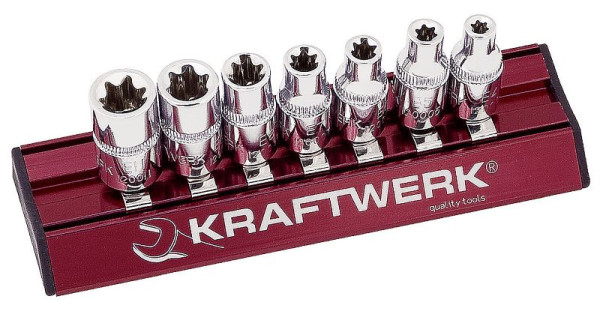 Kraftwerk Außen-TX-Steckschlüssel-Satz 1/4", 7-tlg, 120099