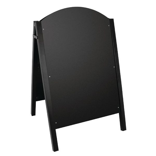 Olympia Straßentafel Metall schwarz, Schreibfläche: 60 x 90 cm, CL009