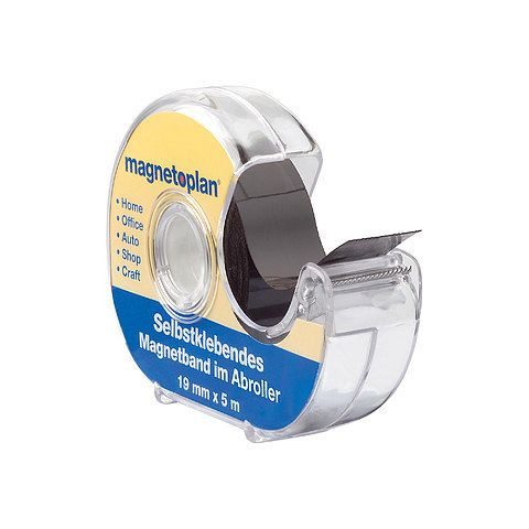 Magnetoplan Magnetband im Spender, selbstklebend, 15510