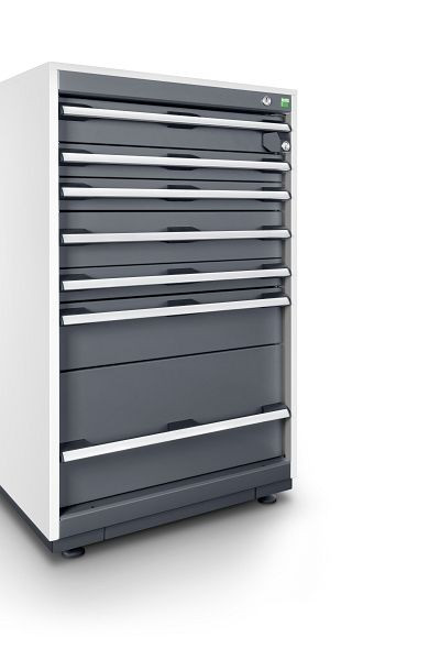 bott cubio Stellfußplatte 50-90 mm BxTxH: 525 x 525 x 50 mm, RAL 7021, 41430086.70M