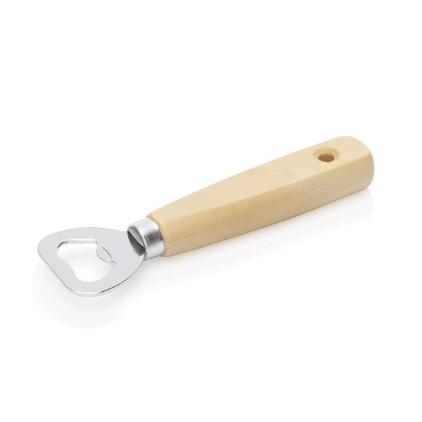 WAS Flaschenöffner mit Holzgriff, 14 cm, VE: 12 Stück, 1580140, 4044925039932