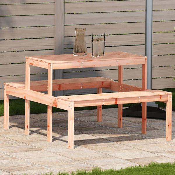 vidaXL Picknicktisch 110x134x75 cm Massivholz Douglasie, 832560