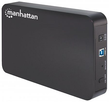 MANHATTAN Festplattengehäuse, USB 3.0, SATA, 3,5", 130295