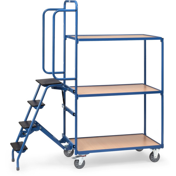 Fetra Kommissionierwagen, Ladefläche 1.000 x 600 mm, Etagenhöhen: 200, 825, 1445 mm, 2107