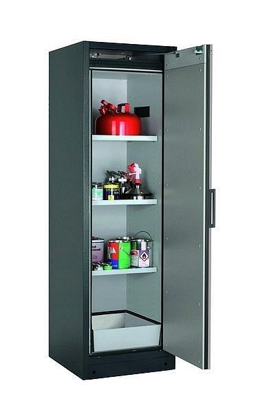 asecos Sicherheitsschrank Q-PEGASUS-90, Q90.195.060.WDACR in reinweiß RAL 9010 mit 3x Fachboden (Stahlblech), 30075-050-33409