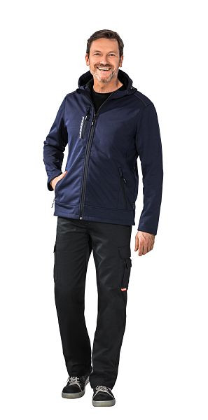 Planam Outdoor Hawk Softshelljacke, marine, Größe 4XL, 3356068
