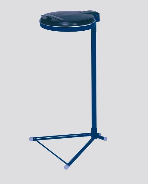 VAR Standard Abfallsammler mit Kunststoff-Deckel schwarz, enzianblau, 10203