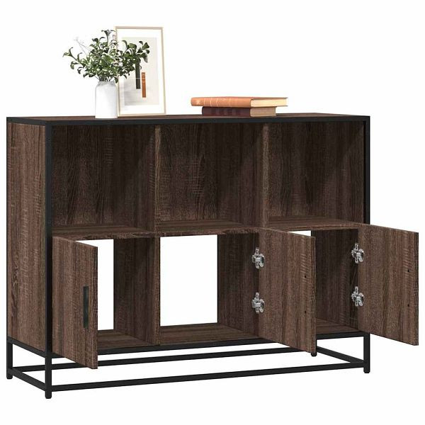 vidaXL Sideboard Braun Eichen-Optik 100x35x76 cm Holzwerkstoff, 849033