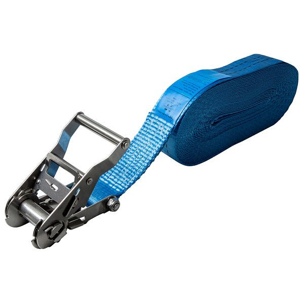DELTASLING® 1-teiliger Spanngurt mit Edelstahl-Ratsche, LC 1000/2000daN, 35mm, 10m Länge, CO.SR.RVS.035.10