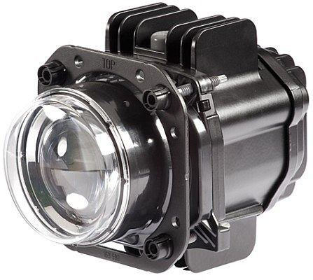 HELLA DE/LED-Hauptscheinwerfer, 90mm Performance Bi-LED L70, 24V, rund, Einbau, ECE/E1 6189/ECE-R48/E1 3159, Stecker: AMP, links/rechts, 1BL 010 820-811
