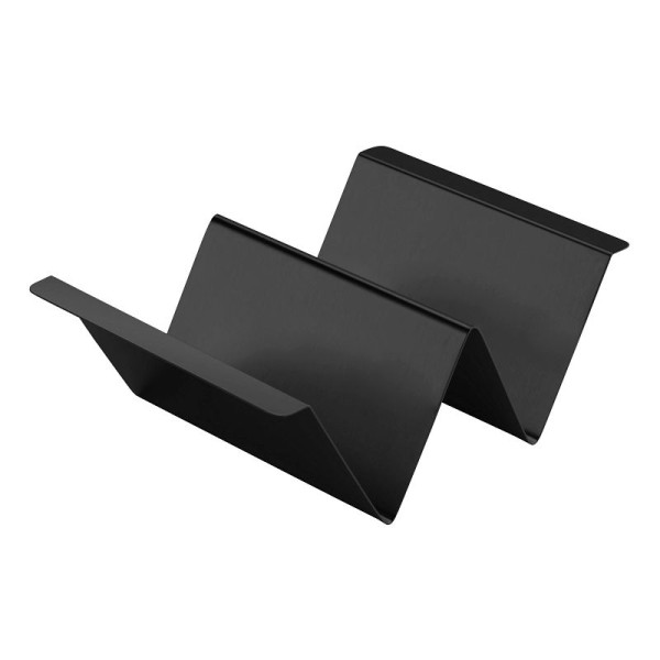 Stalgast Snackwelle mit Griff, zwei Fächer, schwarz, KK080702