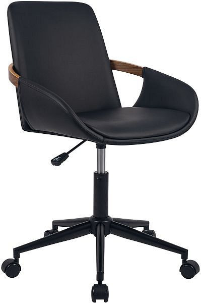 CLP Bürostuhl Daina Kunstleder, walnuss/schwarz, 327570