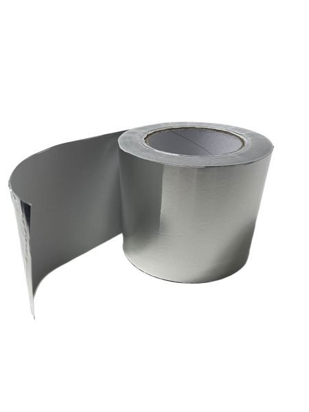 VaGo-Tools Aluminiumband Aluklebeband Klebeband 100mmx50m Isolierung 1 Rolle, VE: 50m, 370-100-50x1_tv