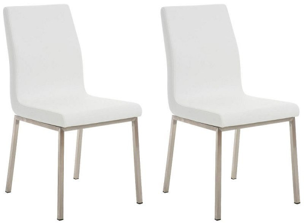 CLP 2er Set Esszimmerstühle Colmar, weiß, 319692, 4251756467883