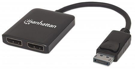 MANHATTAN DisplayPort auf 2-Port DisplayPort-Splitter-Hub mit MST, 207768