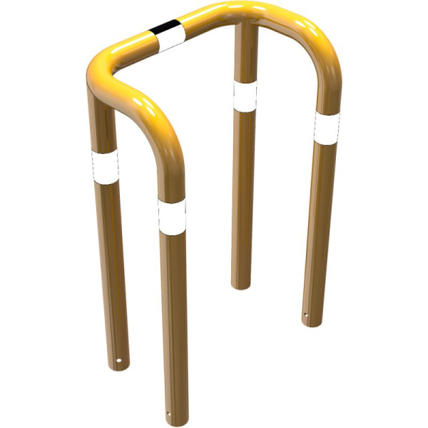 Stein HGS Rammschutzbügel -Solid- 90° Doppelbügel, 750x650mm /zum Einbetonieren, 477.68bg