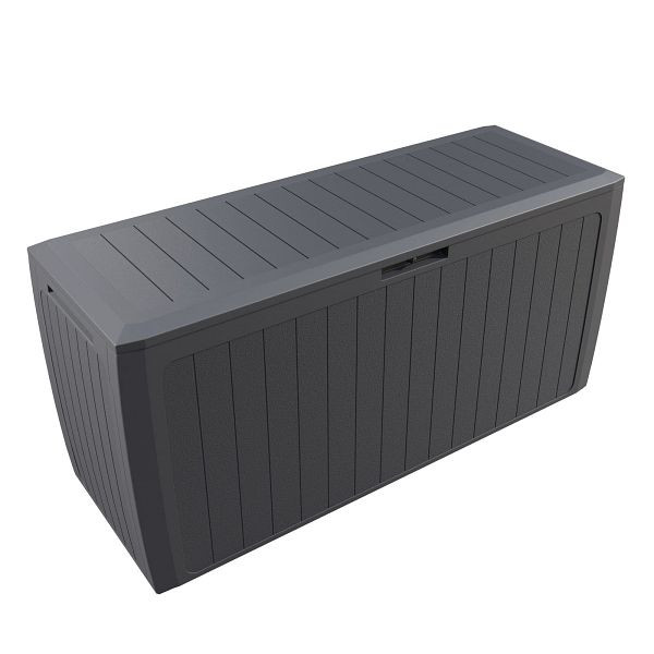 casaria Gartenbox 290L Anthrazit Board Plus mit Rollen wetterfest, 106895