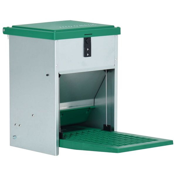 vidaXL Geflügel-Futterautomat Feedomatic mit Pedal 5 kg, 171444, 8720286640074