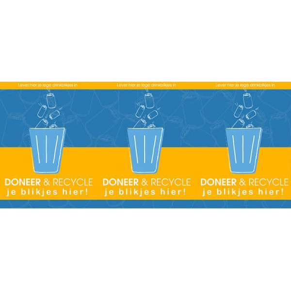 STEIN HGS Banderole für den CANman, gelb, blau, 84078.0001