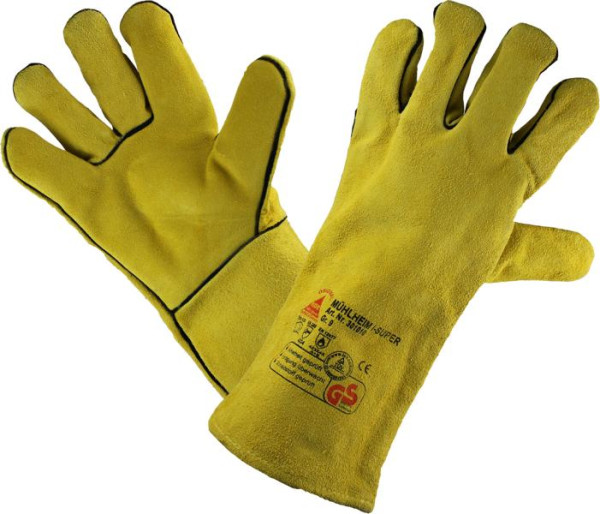 Hase Safety MÜHLHEIM-I-SUPER, Sicherheitshandschuhe für Schweisser, Größe: 8, VE: 6 Paar, 301010-8