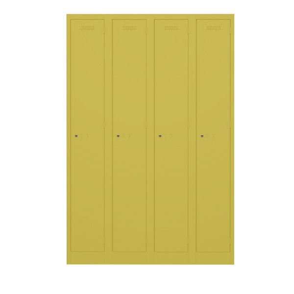 Bisley Garderobenschrank Primary Locker, 4 Abteile, 677 tickleweed, PL3050Q1677