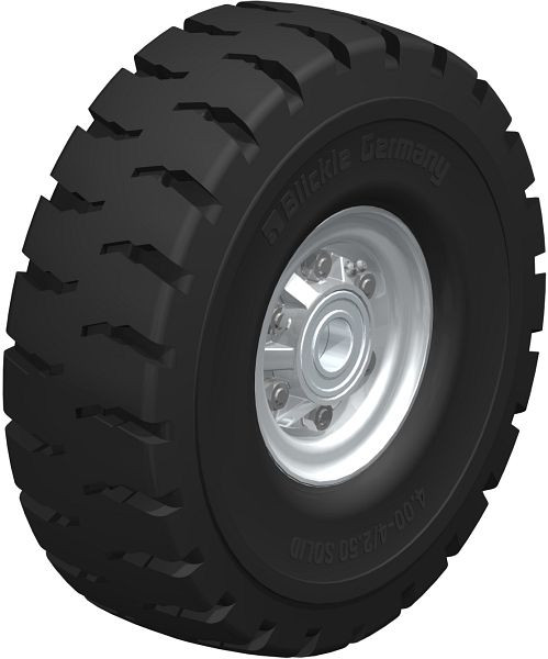 Blickle VLE 312/25-75K Rad aus Super-Elastik-Vollgummi, Schwarz, 763724