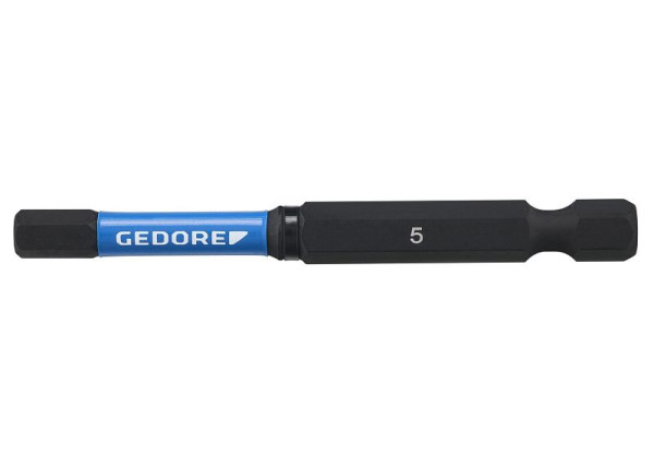 GEDORE 666 TR70 IN6-02 Torsions-Bit-Satz Sechskant IN 6, Länge 70 mm, VE: 2 Stück, 3517721