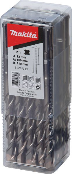 Makita SDS-VPLUS Bohrer 12x16 25 Stück, B-46573-25