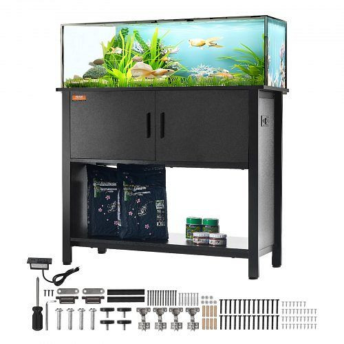 VEVOR Aquariumständer, 40 Gallonen, Aquariumständer, Stahl, MDF, eingebettetes Power Panel, GMZSZXZJMBXG5B6RSV2