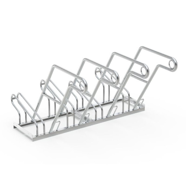 R&R Solutions Fahrradständer Premium R26S - 4 Fahrräder, einseitig, 350 mm Radstand, RR103008