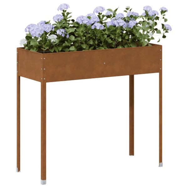 vidaXL Pflanzkübel 100,5x40,5x90 cm Cortenstahl, 4008961