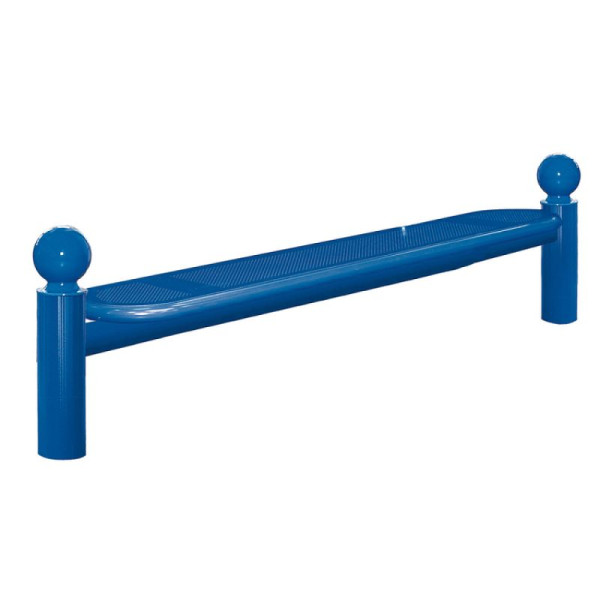 Stein HGS Sitzbank -Bowl- ohne Rückenlehne, RAL 3020 verkehrsrot, Sitzfläche: 1800 mm, 22872