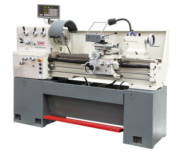 ELMAG Universal-Drehmaschine, PROFI 1000/200 HD-inkl. Röhm-Drehfutterinkl. 3-Achs-Positionsanzeige 'SINO' inkl. Schnellwechsel-Stahlhalter 'Set', 88167